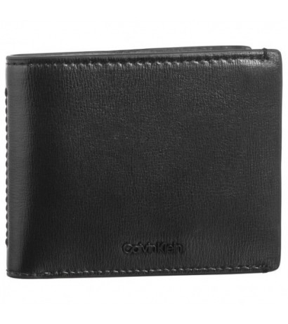 Calvin Klein Clean Esntl Bifold 5CC W/Coin CK Black Palmellato K50K512264 BEH (CK536-a) rokassoma