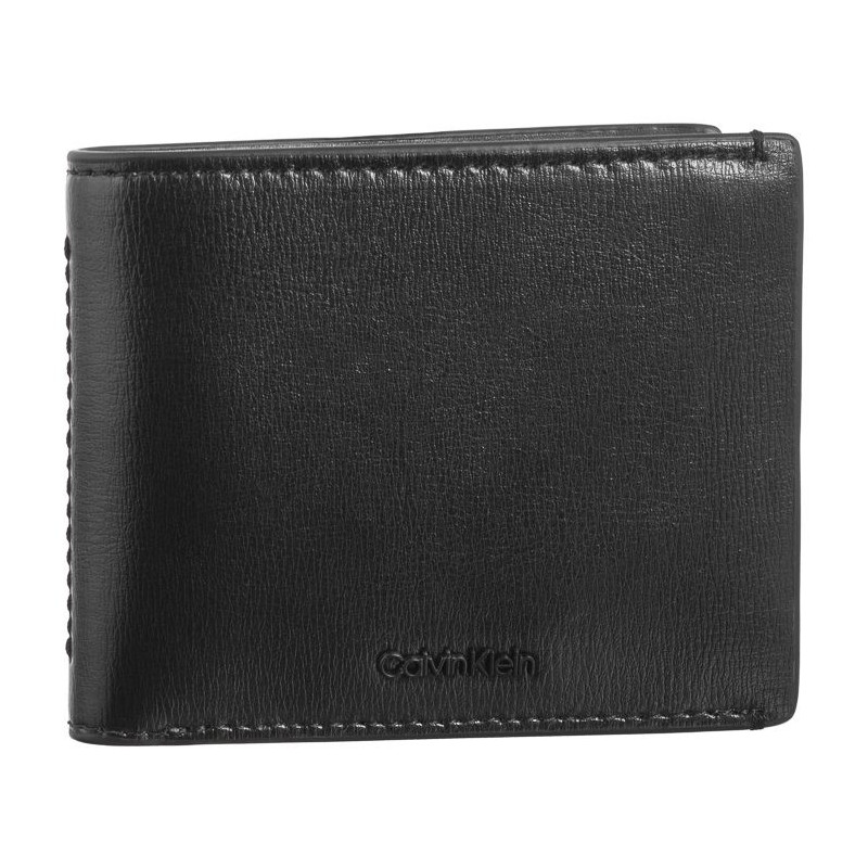 Calvin Klein Clean Esntl Bifold 5CC W/Coin CK Black Palmellato K50K512264 BEH (CK536-a) rokassoma