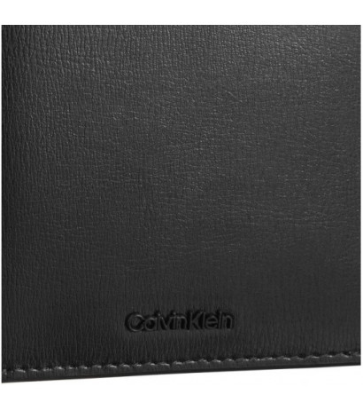 Calvin Klein Clean Esntl Bifold 5CC W/Coin CK Black Palmellato K50K512264 BEH (CK536-a) rokassoma