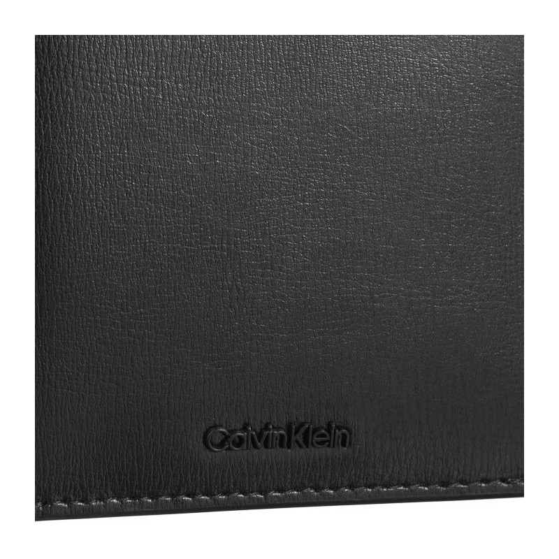 Calvin Klein Clean Esntl Bifold 5CC W/Coin CK Black Palmellato K50K512264 BEH (CK536-a) rokassoma