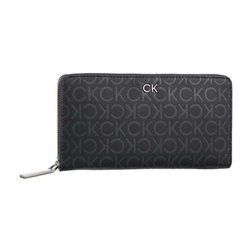 Calvin Klein CK Daily XL Zip Around Mono Black Monogram Pu K60K612442 0GM (CK533-a) rankinė