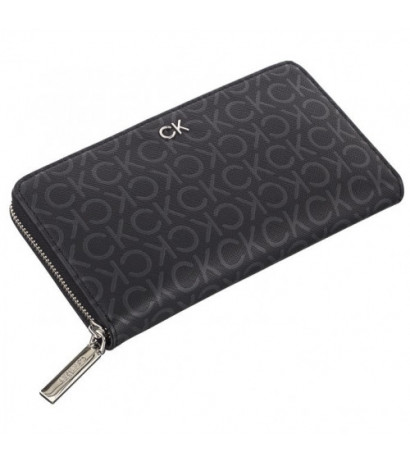 Calvin Klein CK Daily XL Zip Around Mono Black Monogram Pu K60K612442 0GM (CK533-a) rankinė