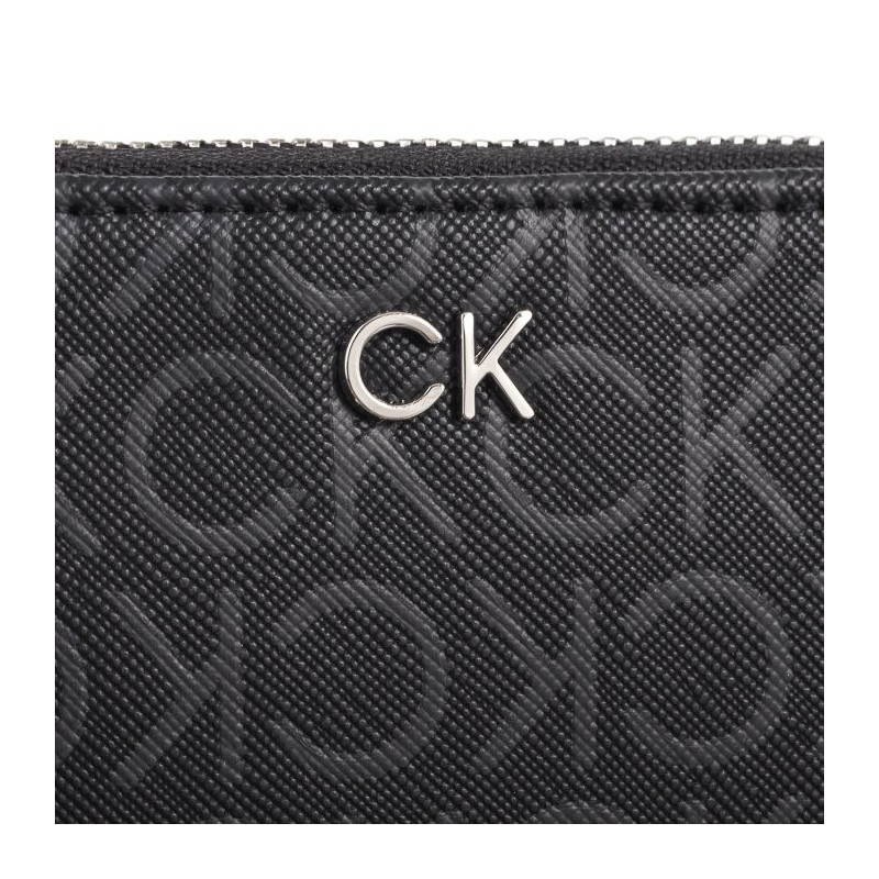 Calvin Klein CK Daily XL Zip Around Mono Black Monogram Pu K60K612442 0GM (CK533-a) rankinė