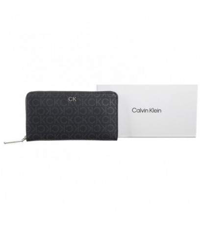 Calvin Klein CK Daily XL Zip Around Mono Black Monogram Pu K60K612442 0GM (CK533-a) rankinė