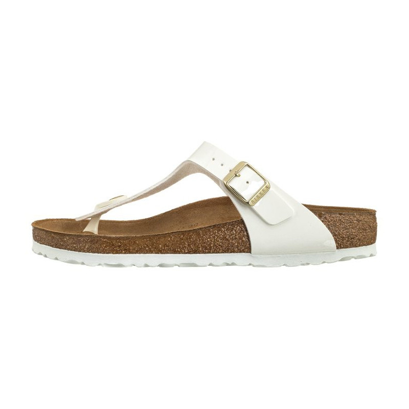 Birkenstock Gizeh BF Patent White 1005299 (BK51-b) šlepetės