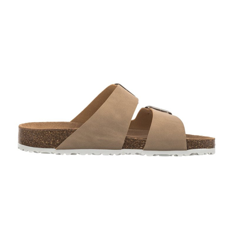 Tamaris Beżowe 1-27533-42 353 Taupe Nubuc (TM445-b) Sieviešu apavi/Flip Flops