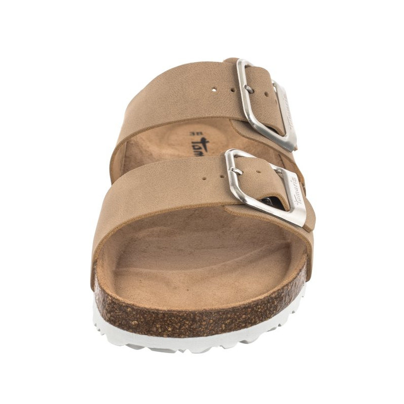 Tamaris Beżowe 1-27533-42 353 Taupe Nubuc (TM445-b) Sieviešu apavi/Flip Flops