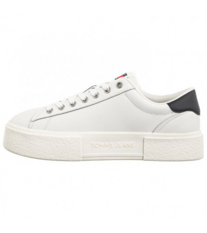 Tommy Hilfiger TJW Foxing Flatform Sneaker Ecru/Black EN0EN02567 YBL (TH1117-b) sporta apavi