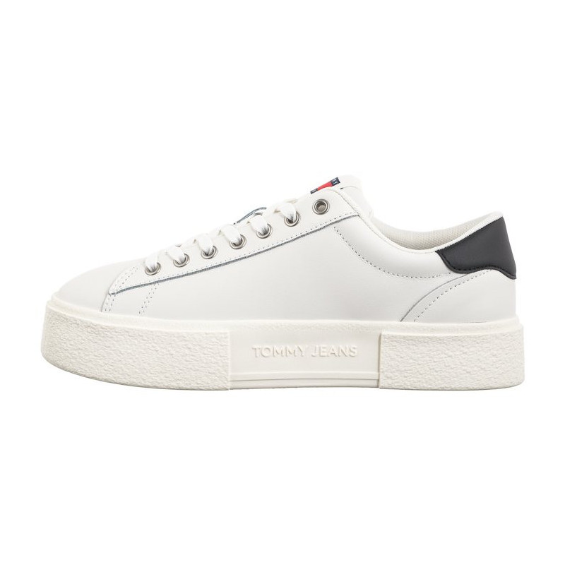 Tommy Hilfiger TJW Foxing Flatform Sneaker Ecru/Black EN0EN02567 YBL (TH1117-b) sporta apavi