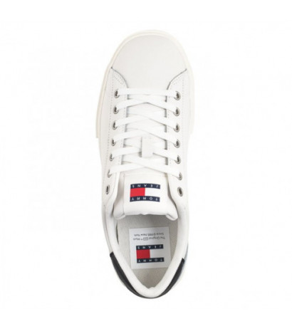 Tommy Hilfiger TJW Foxing Flatform Sneaker Ecru/Black EN0EN02567 YBL (TH1117-b) spordijalatsid