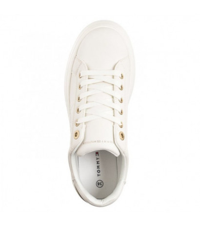 Tommy Hilfiger Low Cut Lace-Up Sneaker Off White T3A9-33542-1351530 (TH1140-b) sporta apavi