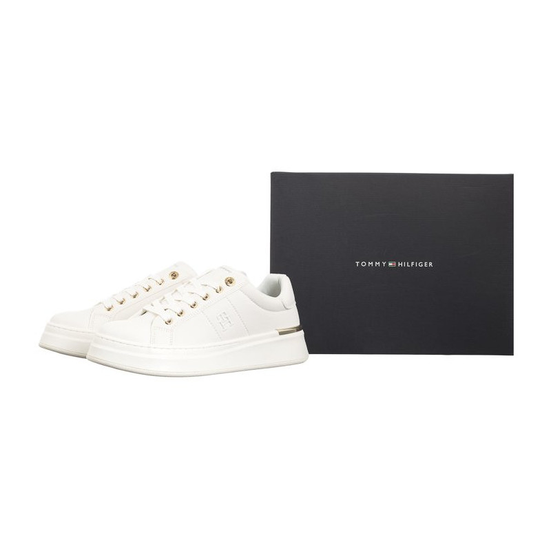 Tommy Hilfiger Low Cut Lace-Up Sneaker Off White T3A9-33542-1351530 (TH1140-b) sporta apavi