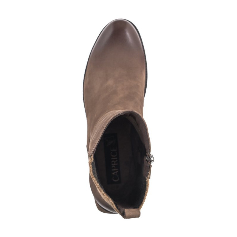 Caprice Brązowe 9-25422-43 334 Taupe Nubuc (CP413-a) shoes