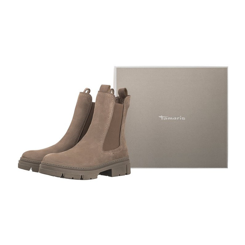 Tamaris Beżowe 1-25901-41 405 Dune Nubuc (TM499-a) shoes