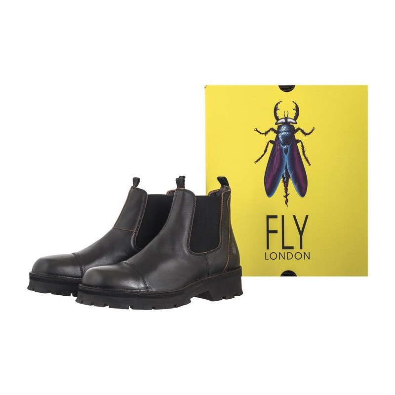 FLY London Klin Antique Black P211135001 (FL408-a) apavi