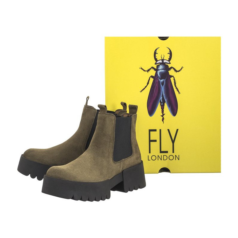 FLY London Exia Oil Suede Aspen P145123001 (FL411-a) batai