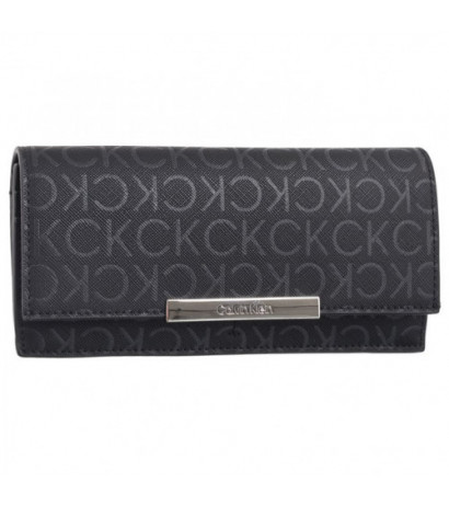 Calvin Klein CK Linear Large Wallet_Mono Black Monogram K60K612444 0GM (CK555-a) rankinė