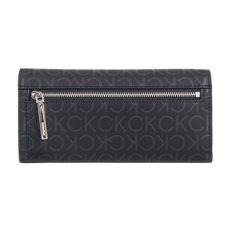 Calvin Klein CK Linear Large Wallet_Mono Black Monogram K60K612444 0GM (CK555-a) rankinė