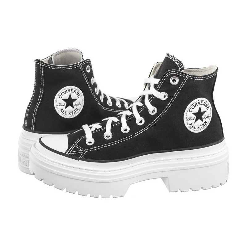 Converse CTAS Lugged Heel Hi Black/White/Egret A08258C (CO702-a) kurpes