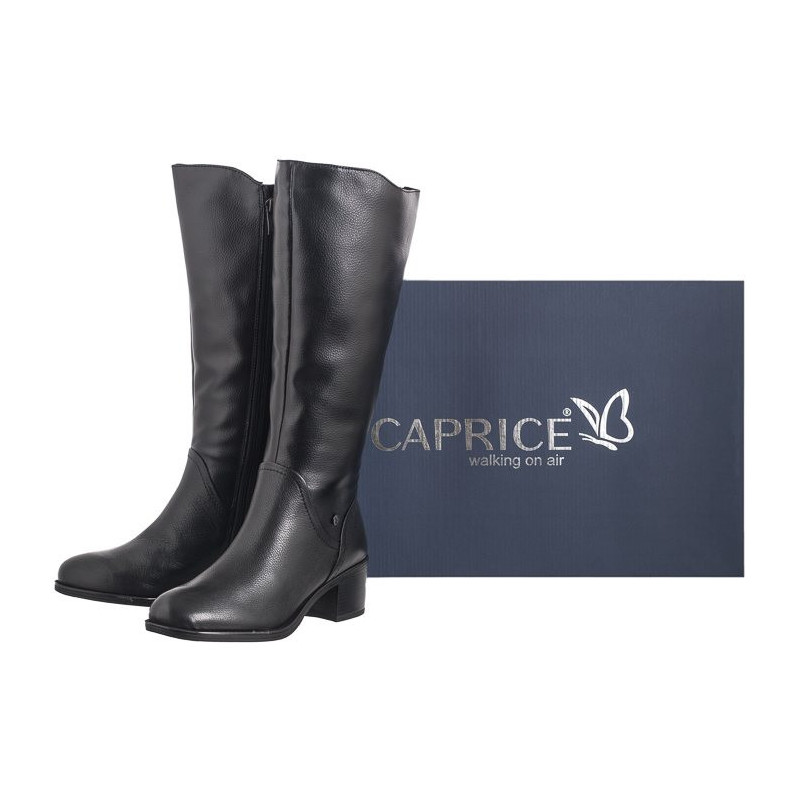 Caprice Czarne 9-25550-43 022 Black Nappa (CP414-a) kurpes