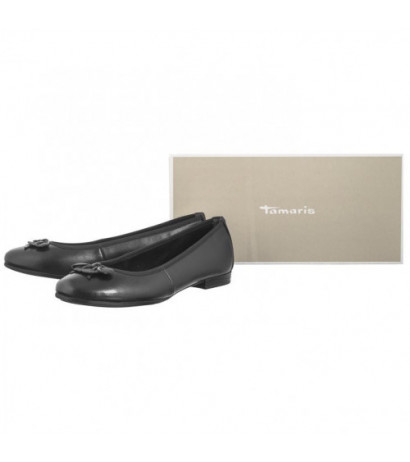 Tamaris Czarne 1-22116-41 001 Black (TM504-a) baleriinid