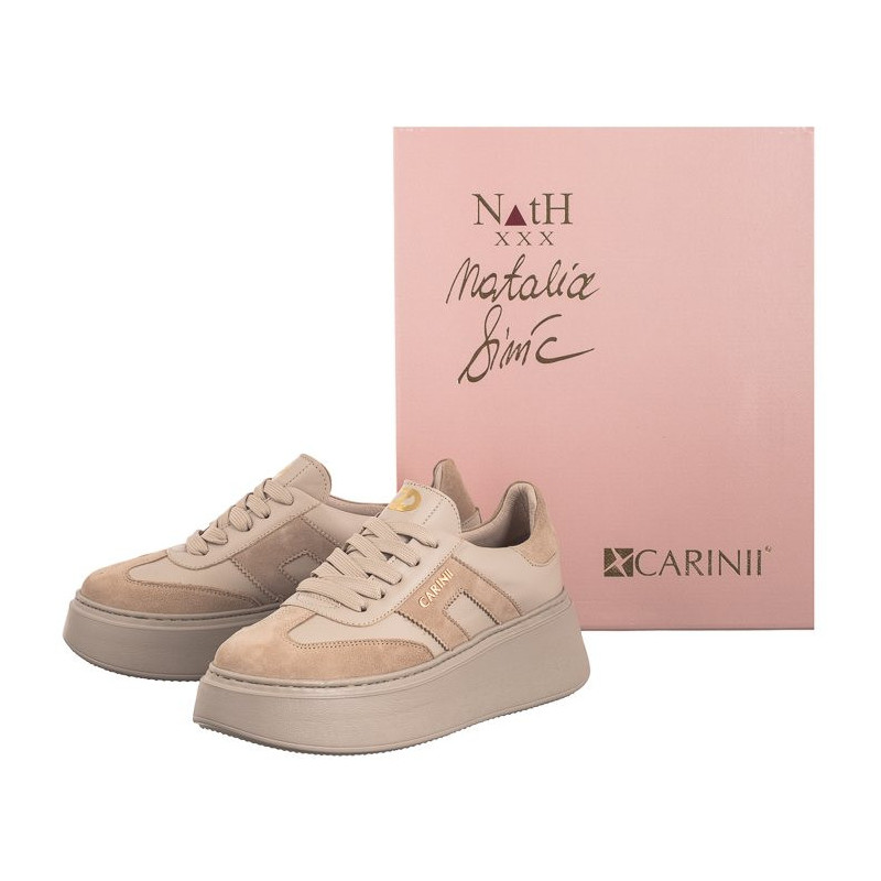 Carinii Beżowe B9882__-R88-T43-000-F69 (CI776-a) shoes