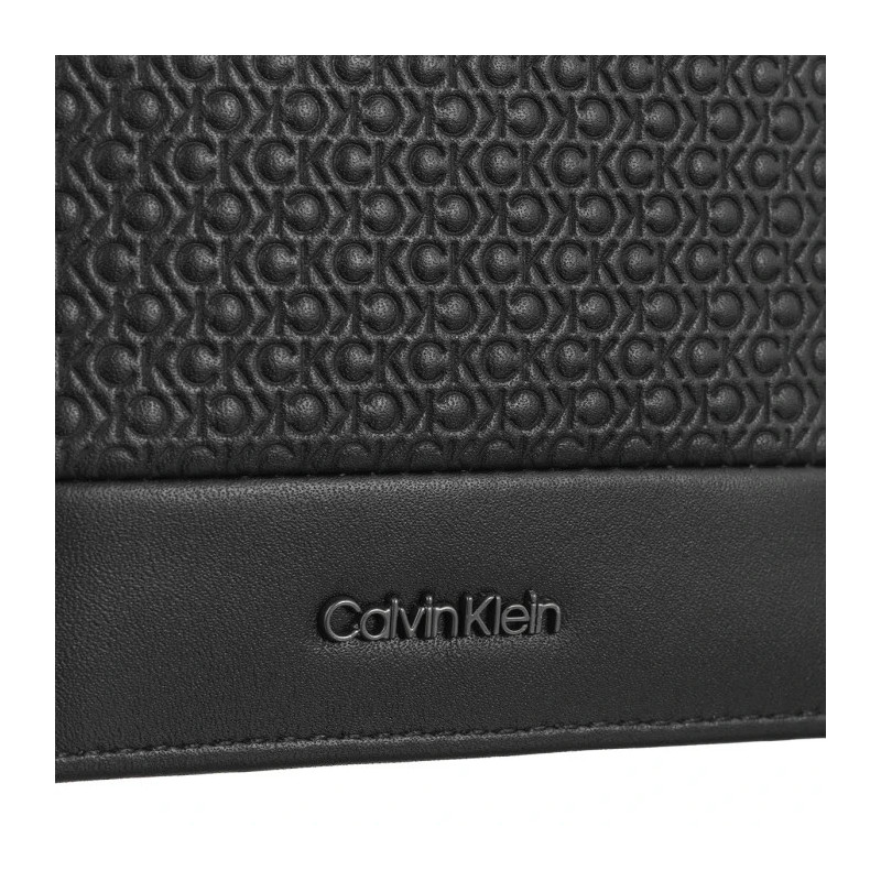 Calvin Klein Nano Mono Bifold 5CC W/Coin Black Nano Mono K50K512279 0GK (CK560-a) rankinė