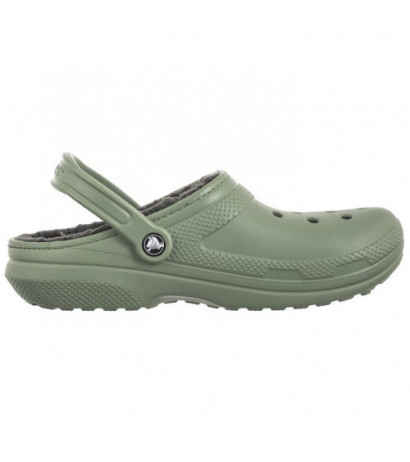 Crocs Classic Lined Clog Moss/Multi 203591-3WP (CR263-c) čības