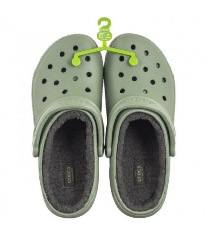 Crocs Classic Lined Clog Moss/Multi 203591-3WP (CR263-c) čības