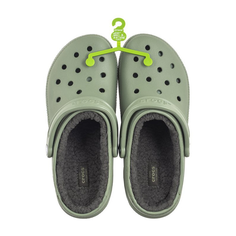 Crocs Classic Lined Clog Moss/Multi 203591-3WP (CR263-c) čības