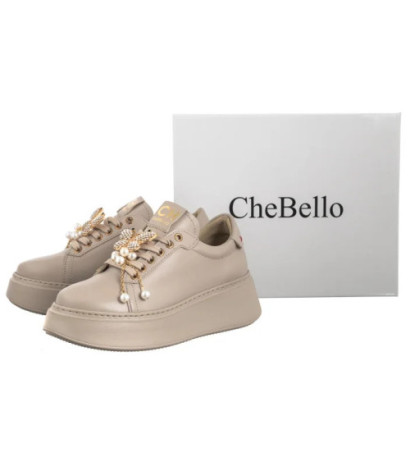 CheBello Beżowe 4585-302-000-PSK-S251 (CH141-a) shoes