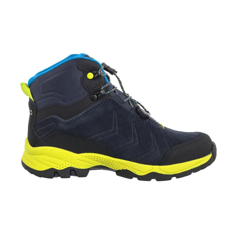 CMP Kids Milnick Mid Trekking Shoes Wp 3Q18584 01NR B.Blue Lime (CM25-a) aulinukai