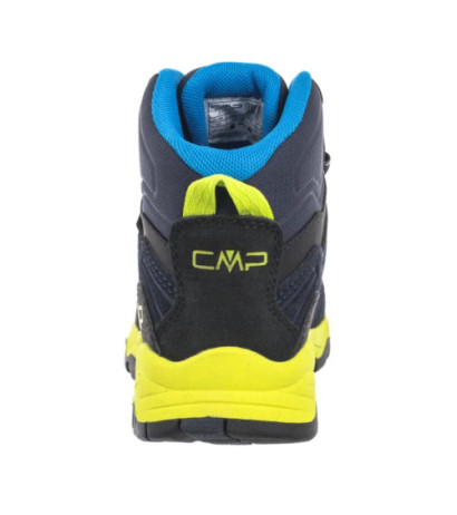 CMP Kids Milnick Mid Trekking Shoes Wp 3Q18584 01NR B.Blue Lime (CM25-a) aulinukai