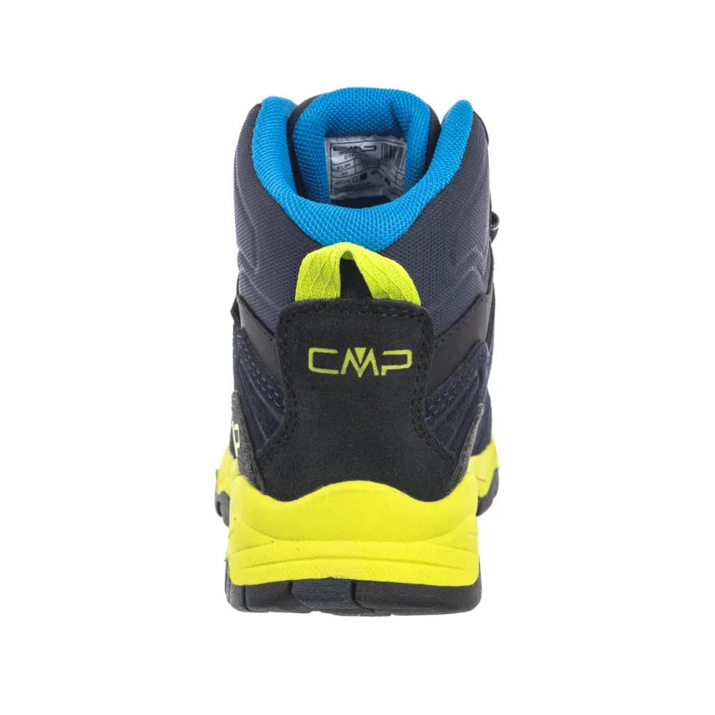 CMP Kids Milnick Mid Trekking Shoes Wp 3Q18584 01NR B.Blue Lime (CM25-a) aulinukai