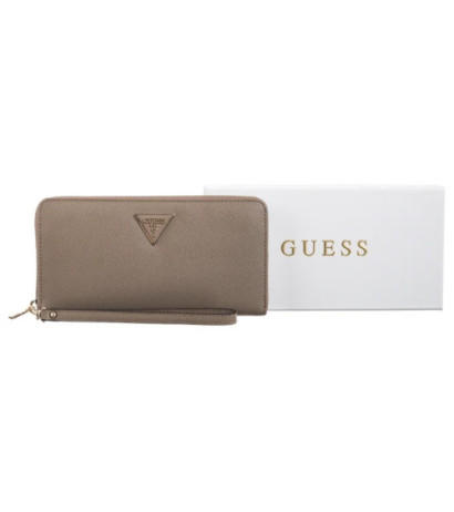 Guess Laurel Slg Cheque Organizer SWZG85 00163 Dark Taupe (GU633-a) handbag