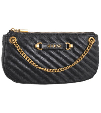 Guess Sela Mini Convertible Xbody Top Zip HWQB94 95720 Black (GU635-a) handbag