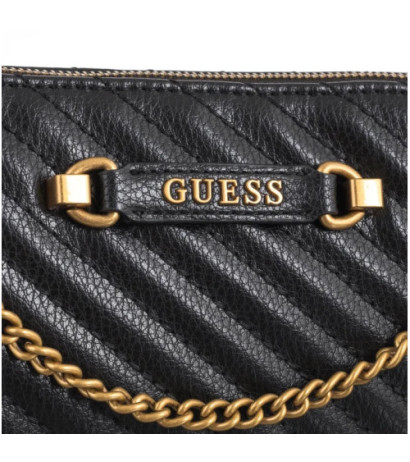 Guess Sela Mini Convertible Xbody Top Zip HWQB94 95720 Black (GU635-a) handbag