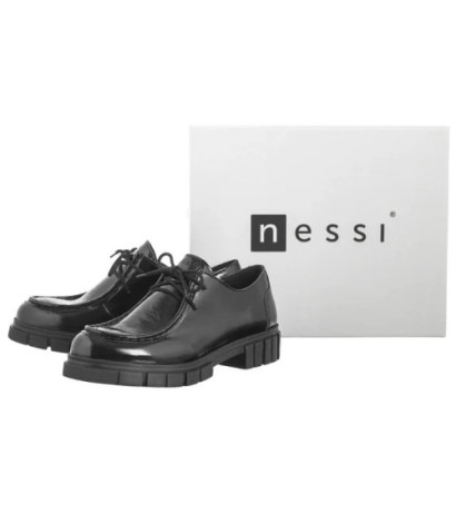 Nessi Czarne Lakierowane 24657_ 711 (NE402-a) shoes