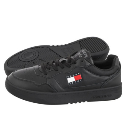 Tommy Hilfiger Tjm Cupsole Leather Ess Black EM0EM01443 BDS (TH1169-a) sportiniai bateliai