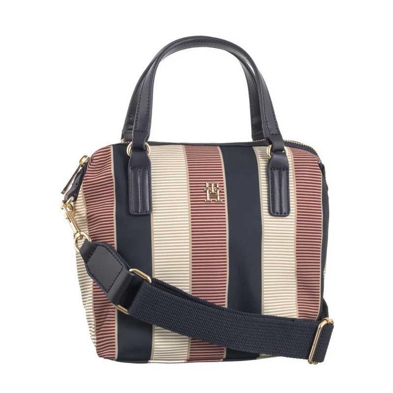 Tommy Hilfiger Poppy Small Tote Stripe AW0AW16445 AEG (TH1175-a) rankinė