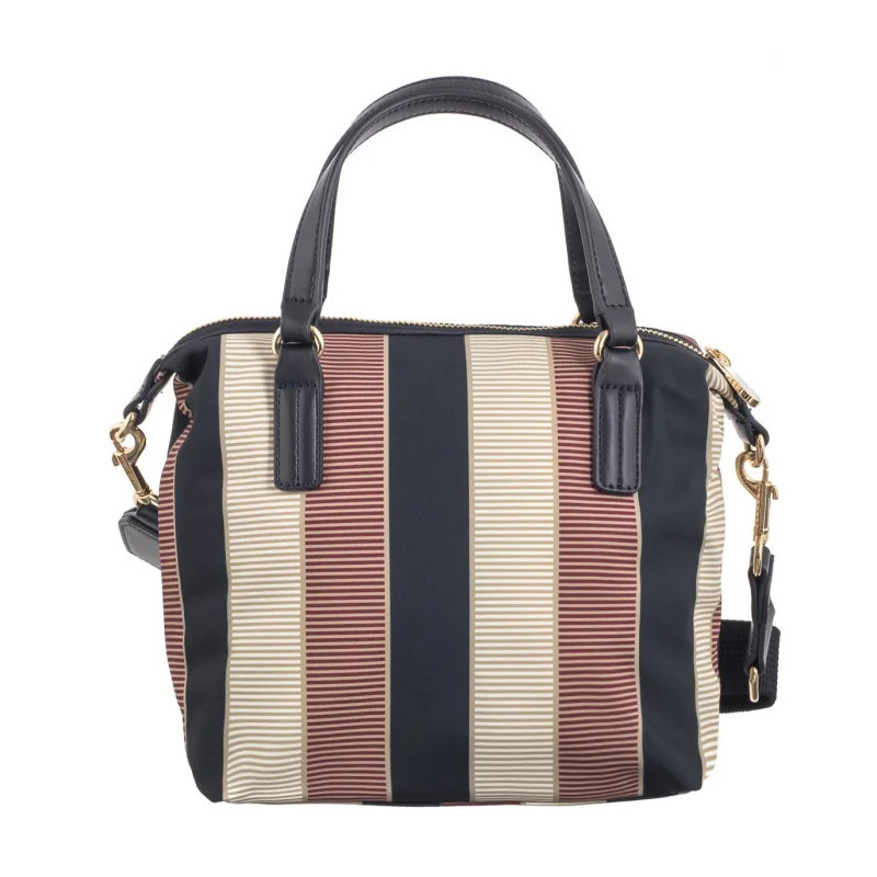 Tommy Hilfiger Poppy Small Tote Stripe AW0AW16445 AEG (TH1175-a) handbag