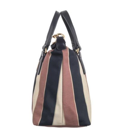 Tommy Hilfiger Poppy Small Tote Stripe AW0AW16445 AEG (TH1175-a) handbag