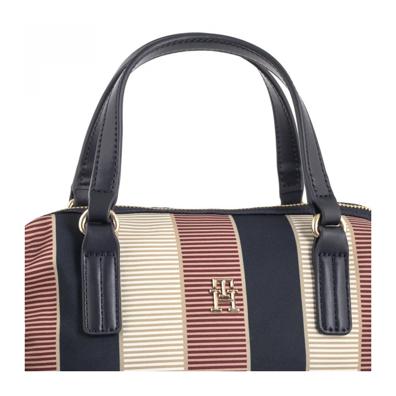 Tommy Hilfiger Poppy Small Tote Stripe AW0AW16445 AEG (TH1175-a) handbag