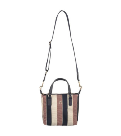 Tommy Hilfiger Poppy Small Tote Stripe AW0AW16445 AEG (TH1175-a) handbag