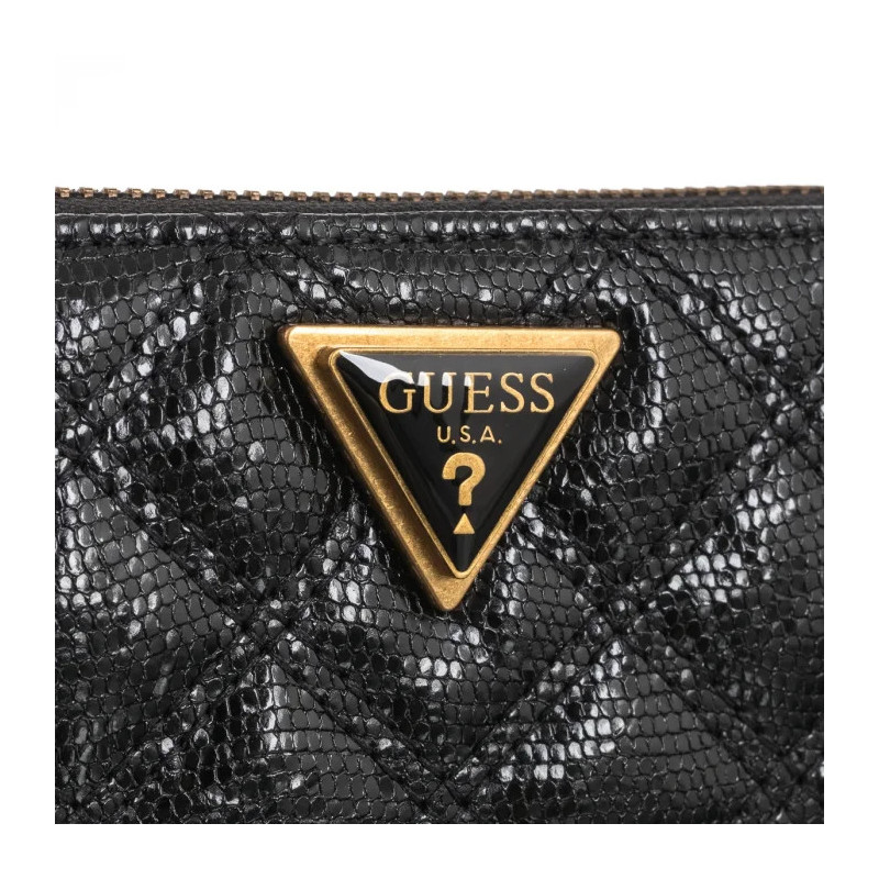 Guess Giully Slg Medium Zip Around SWQK87 48140 Black (GU638-a) handbag