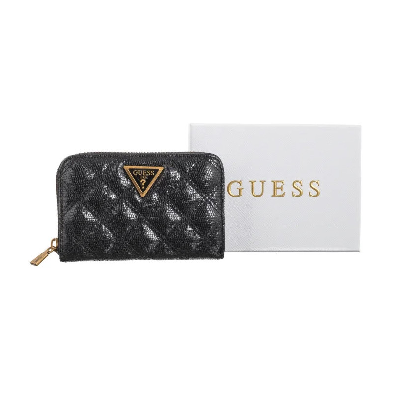 Guess Giully Slg Medium Zip Around SWQK87 48140 Black (GU638-a) rankinė