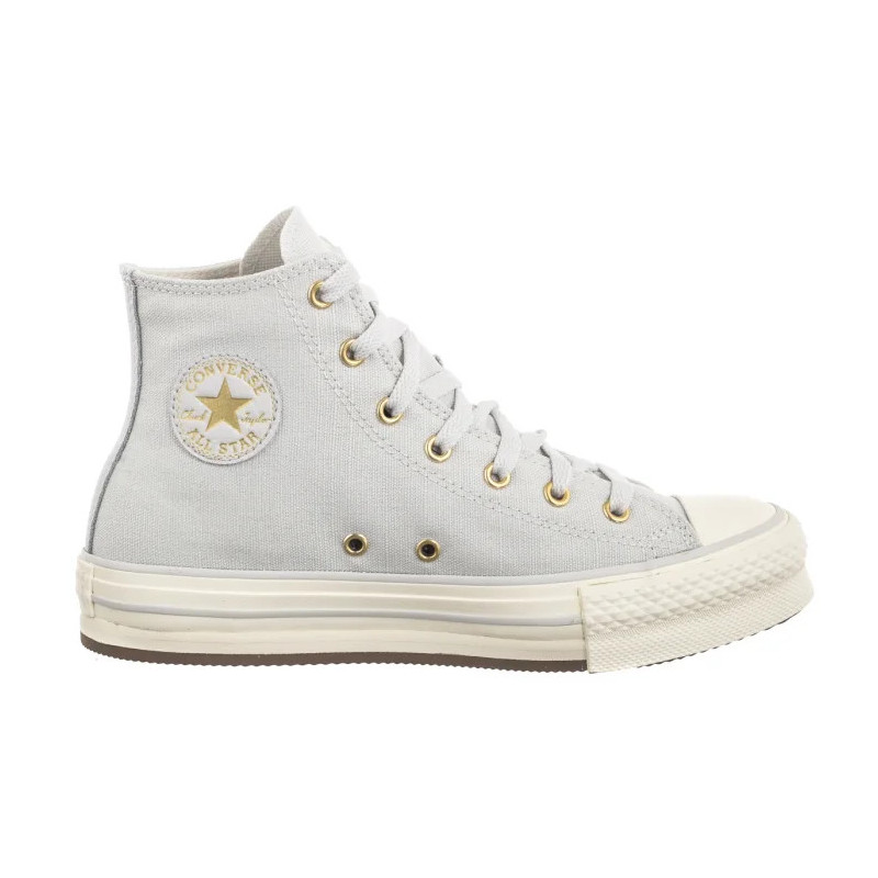 Converse CTAS Eva Lift Hi Barely Grey/Egret/Gold A10382C (CO704-a) apavi