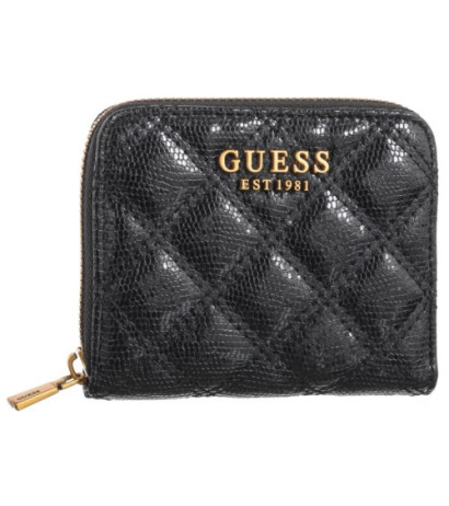 Guess Giully Slg Small Zip Around SWQK87 48137 Black (GU639-a) handbag