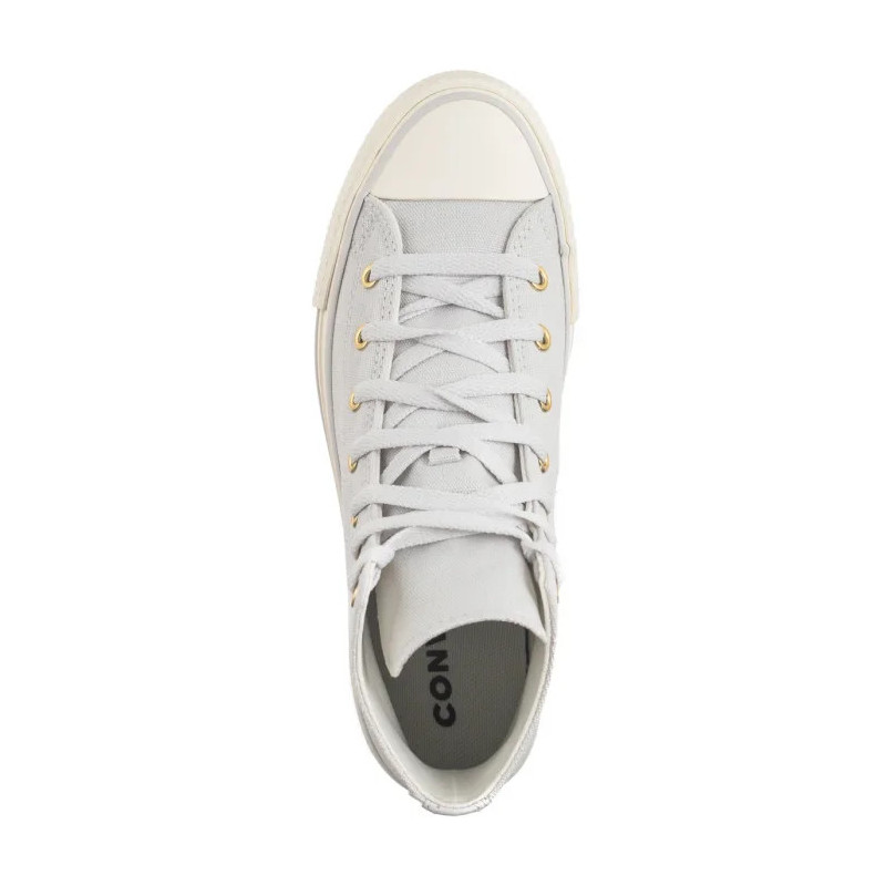 Converse CTAS Eva Lift Hi Barely Grey/Egret/Gold A10382C (CO704-a) shoes