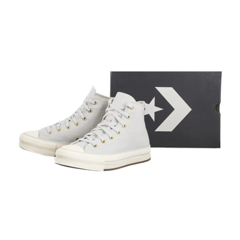 Converse CTAS Eva Lift Hi Barely Grey/Egret/Gold A10382C (CO704-a) apavi